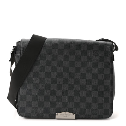 Louis Vuitton Damier Graphite District PM 1 of 10