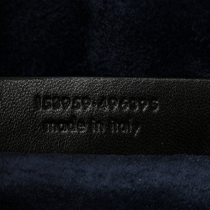Saint Laurent Snakeskin Oversized Muse Blue 7 of 10