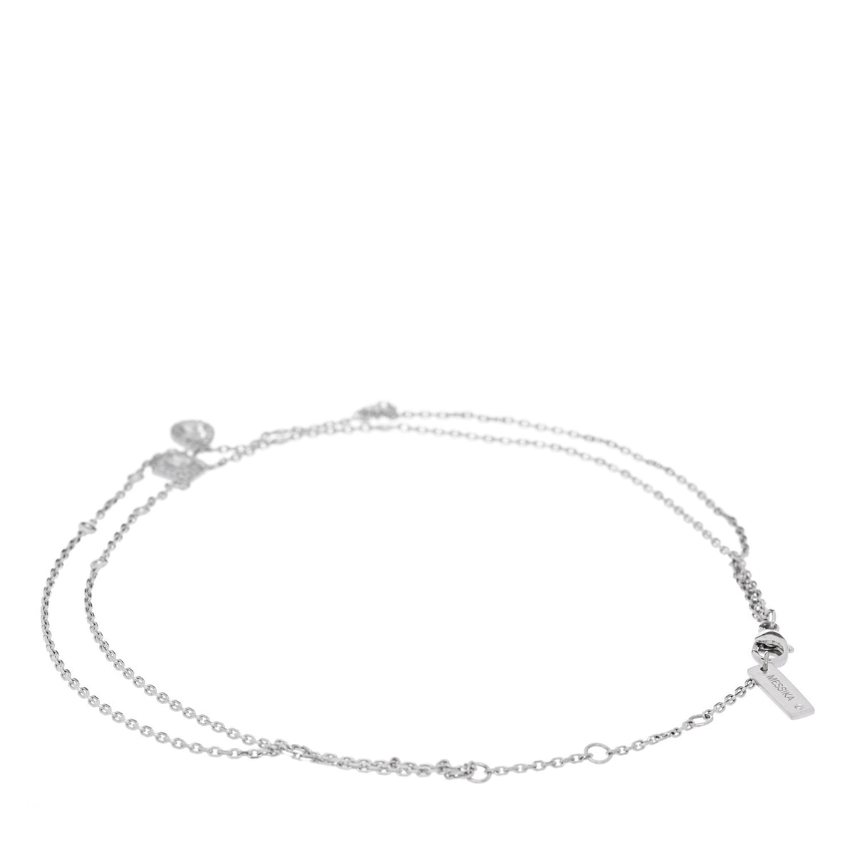 Messika 18K White Gold Diamond My Twin Anklet 2 of 4