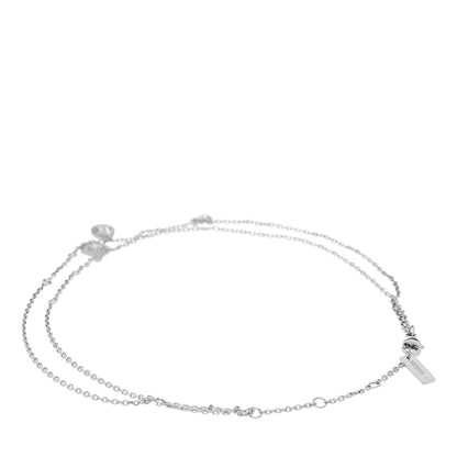 Messika 18K White Gold Diamond My Twin Anklet 2 of 4