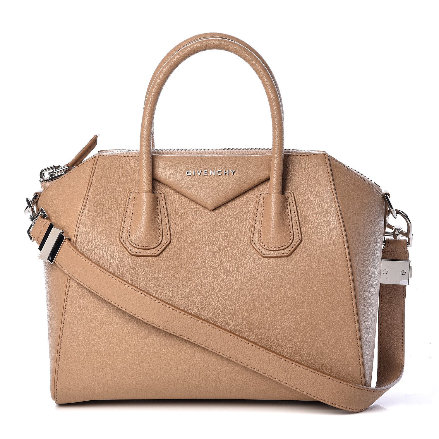 Givenchy Sugar Goatskin Small Antigona Nude 1 of 12
