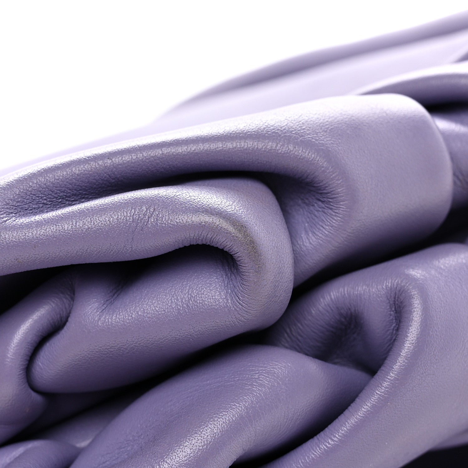 Bottega Veneta Smooth Butter Calf The Pouch Oversized Clutch Lavender 15 of 15