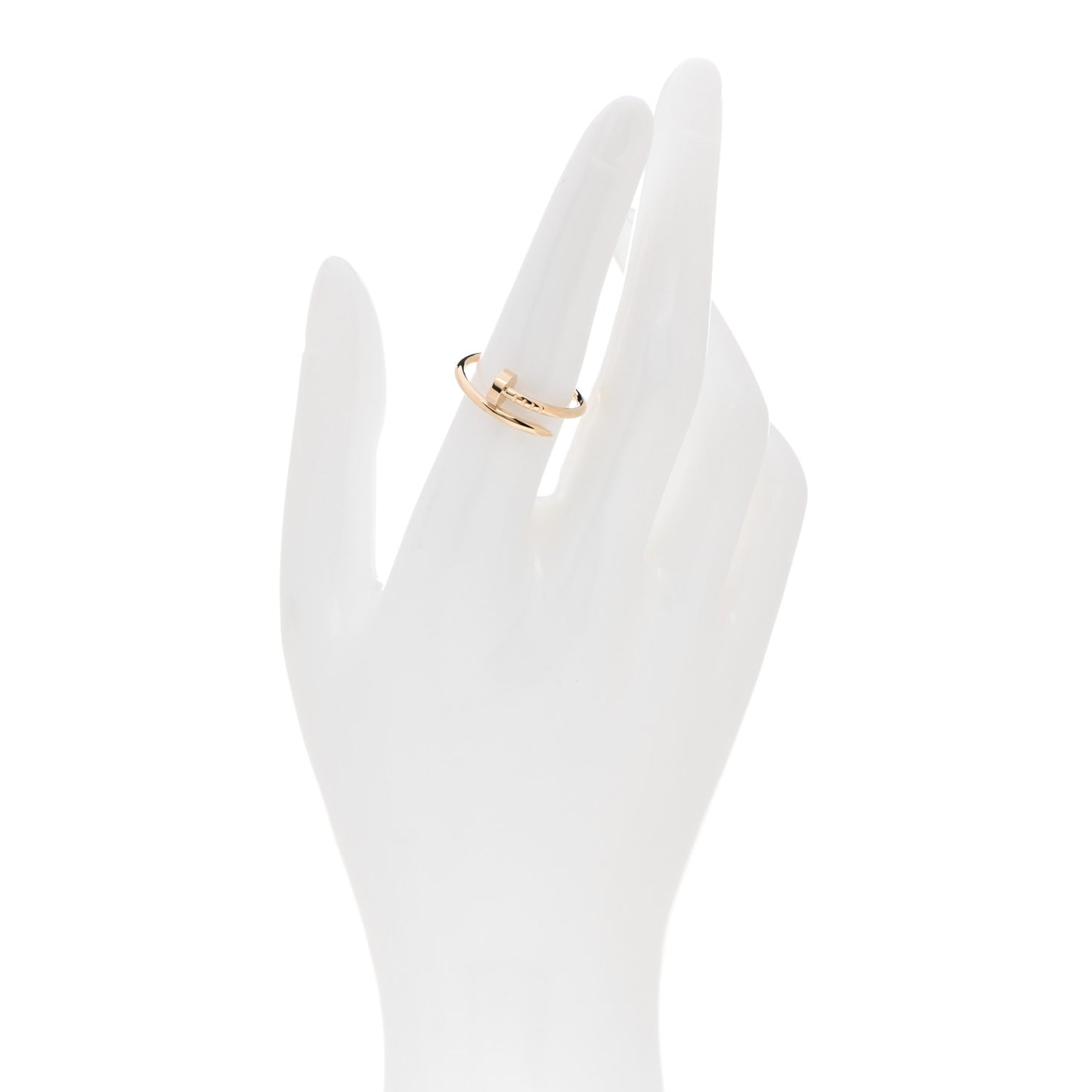 18K Yellow Gold Small Juste Un Clou Ring 54 6.75