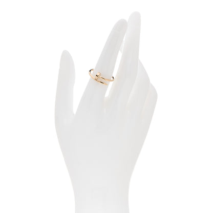 Cartier 18K Yellow Gold Small Juste Un Clou Ring 54 6.75 2 of 5