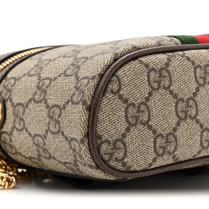 Gucci GG Supreme Monogram Web Ophidia Belt Bag 75 30 Dark Brown 9 of 12