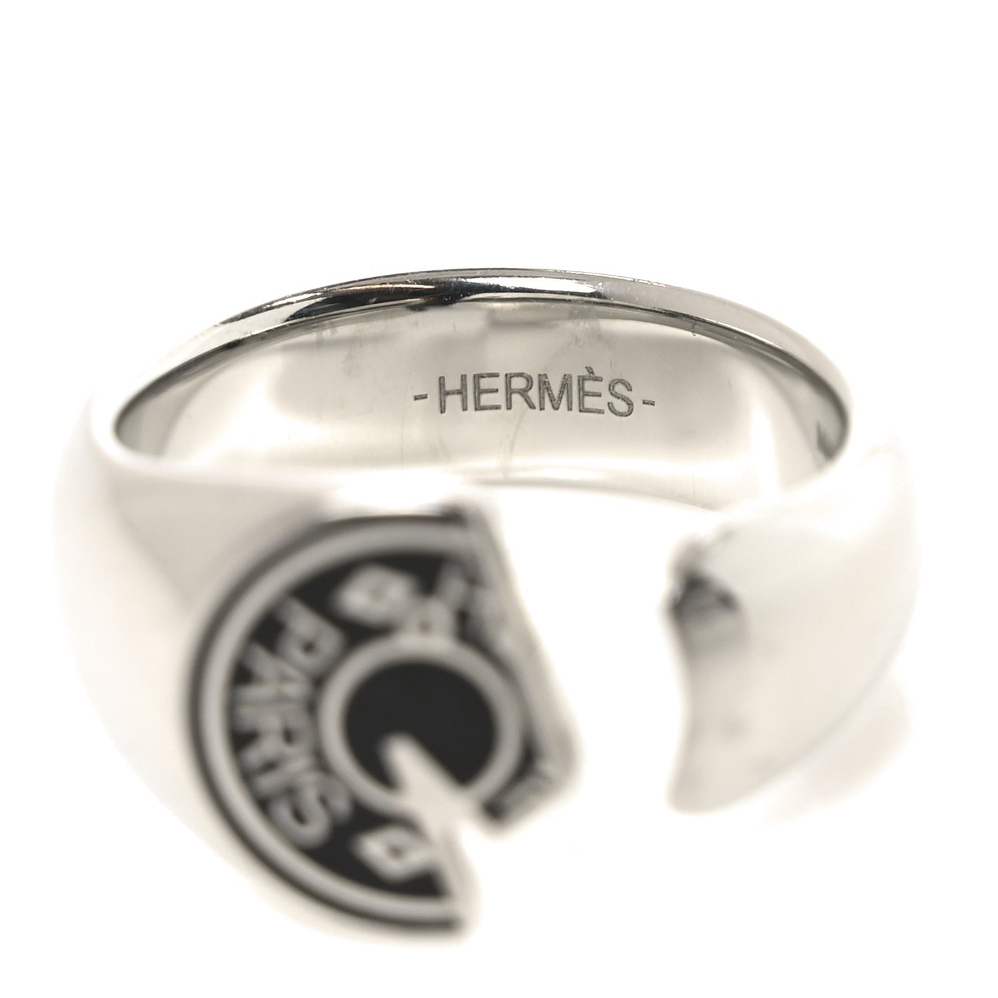 Stainless Steel Mens Carrousel Ring 62 10 Black