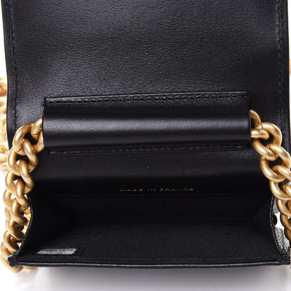 Chanel Caviar Chevron Quilted Boy Flap Waist Belt Bag Black 4 of 4