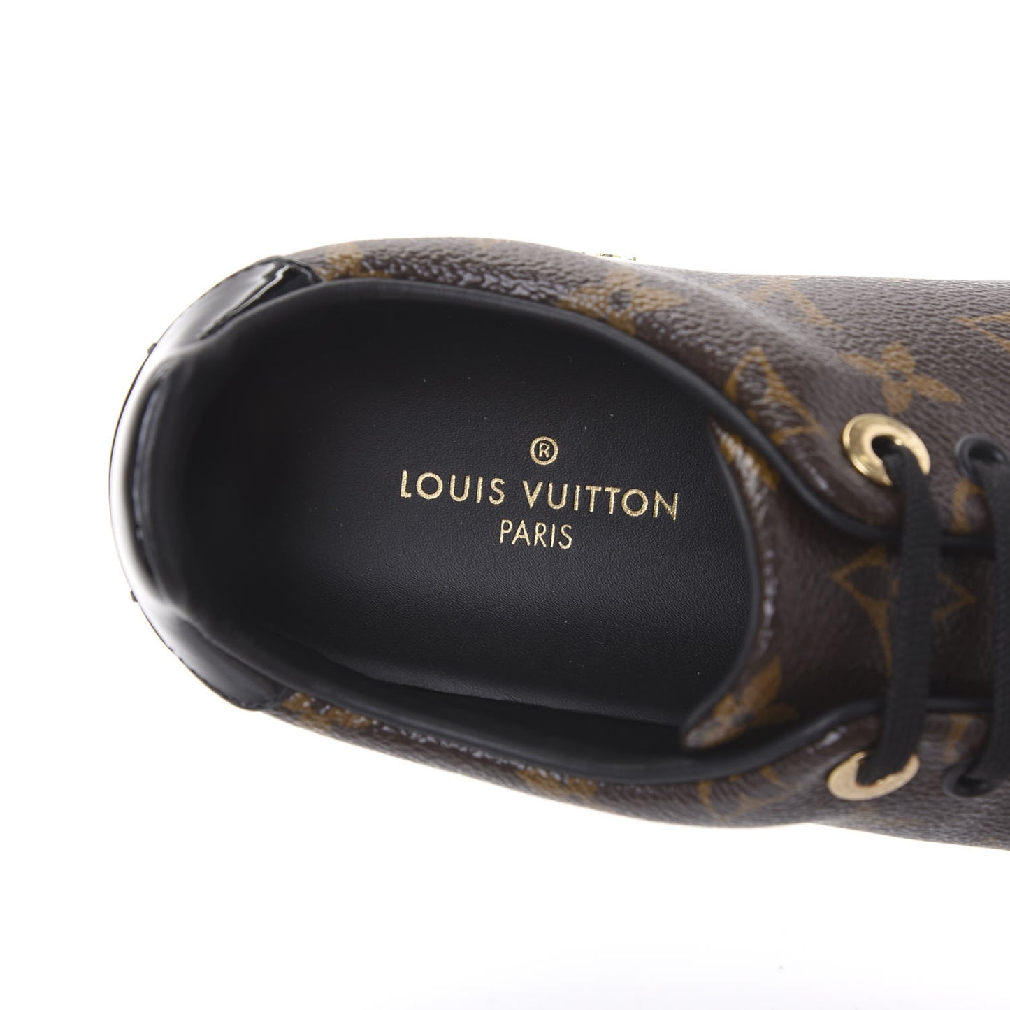 Patent Monogram Frontrow Sneakers 37.5