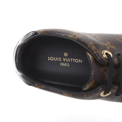 Louis Vuitton Patent Monogram Frontrow Sneakers 37.5 6 of 8
