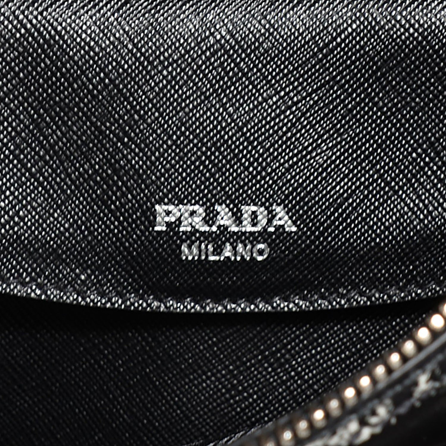 Prada Tessuto Nylon Saffiano Tartan Print Satchel Bianco Dis Tartan 6 of 9