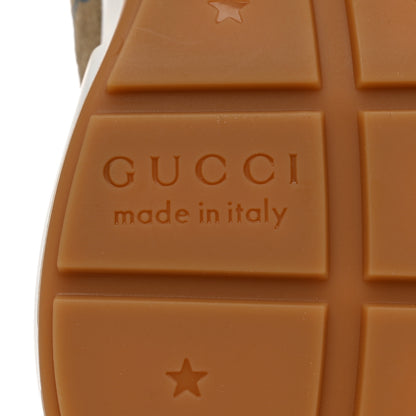 Gucci Monogram Multicolor Demetra Womens Rhyton Sneakers 38 Yellow Blue Great White Tabasco 6 of 8