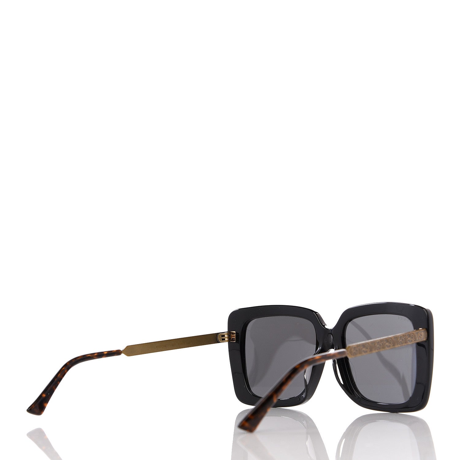 Gucci Oversize Square Sunglasses GG0216SA Black 4 of 8