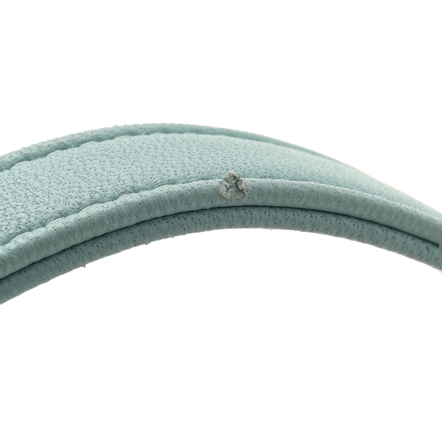 Lambskin Quilted Small Circular Handle Bag Blue