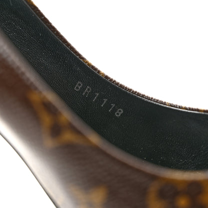 Louis Vuitton Monogram Cherie Pumps 38 Black 9 of 9