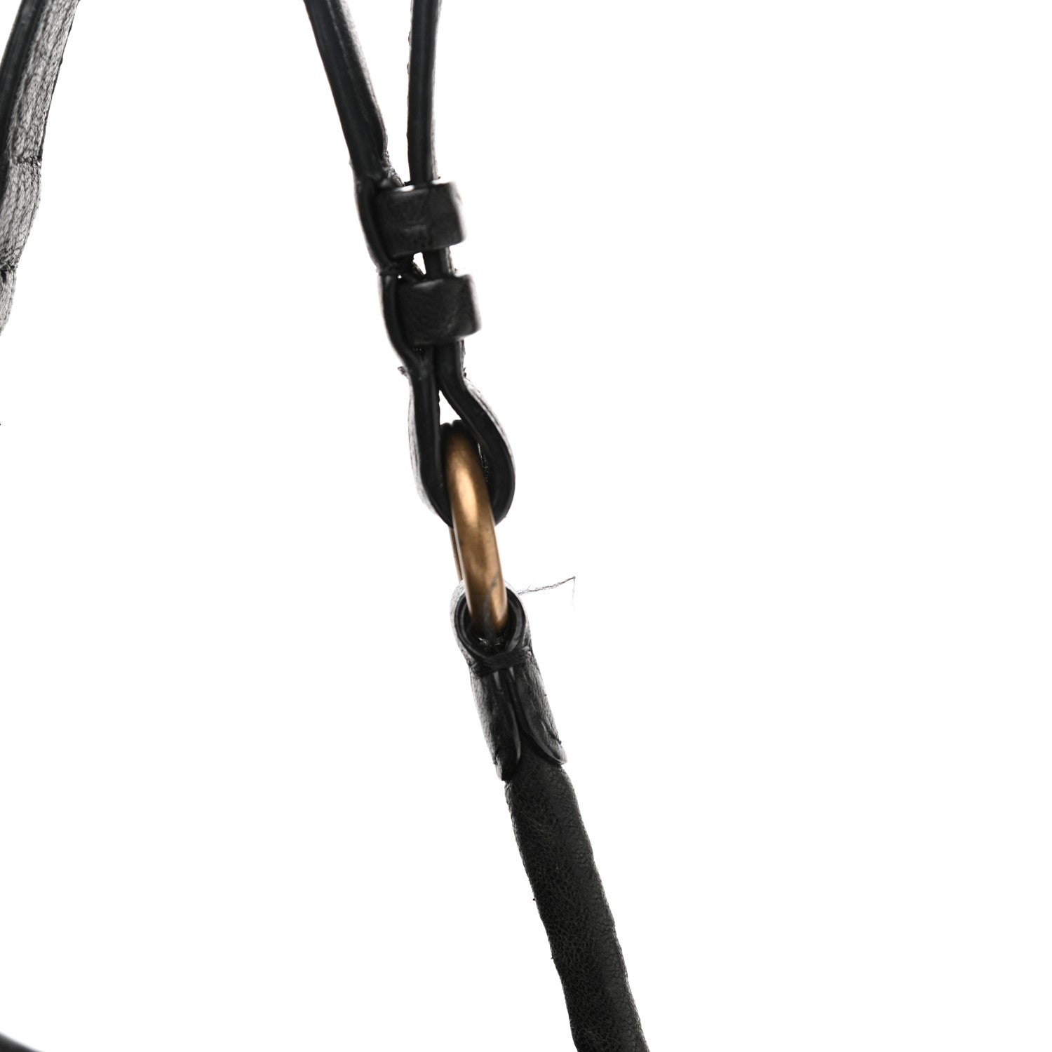 Alexander Wang Pebbled Lambskin Diego Bucket Bag Black Antique Brass Hardware 12 of 13