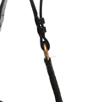 Alexander Wang Pebbled Lambskin Diego Bucket Bag Black Antique Brass Hardware 12 of 13