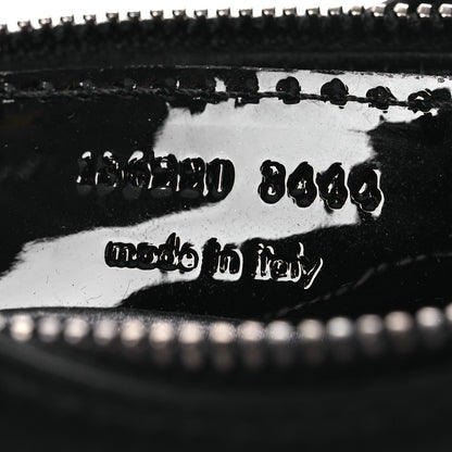 Balenciaga Satin Enamel Classique Chain Shoulder Bag Black 7 of 10