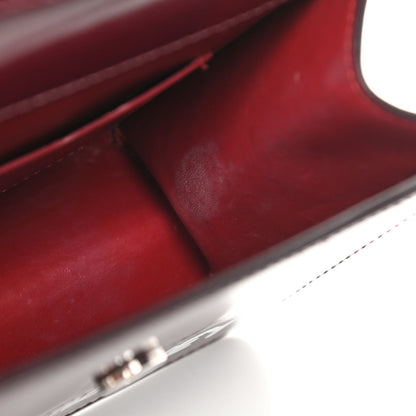 Off-White Calfskin Jitney 0.7 Rent Money Crossbody Bag Burgundy 14 of 16