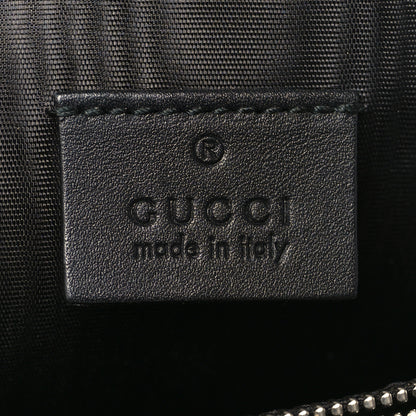 Gucci X SEGA Calfskin GUCCY Stars Mini Dome Shoulder Bag Black Gold 6 of 9