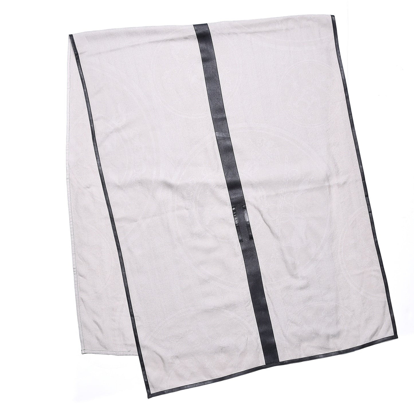 Cashmere Silk Lambskin Petit H Ex-Libris Stole