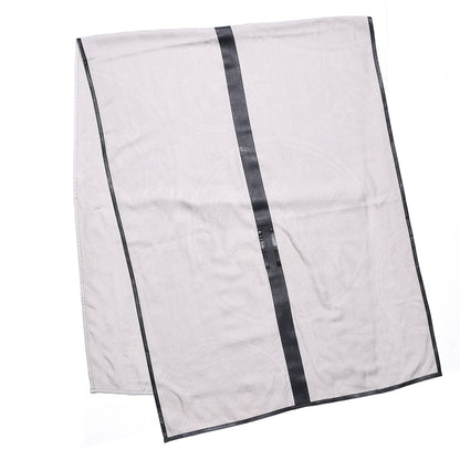 Hermes Cashmere Silk Lambskin Petit H Ex-Libris Stole 3 of 4