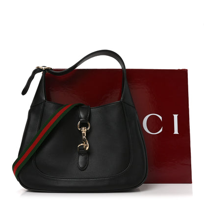 Gucci Calfskin Small Jackie Shoulder Bag Black 10 of 10