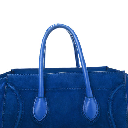 Celine Suede Medium Phantom Luggage Royal Blue 16 of 19
