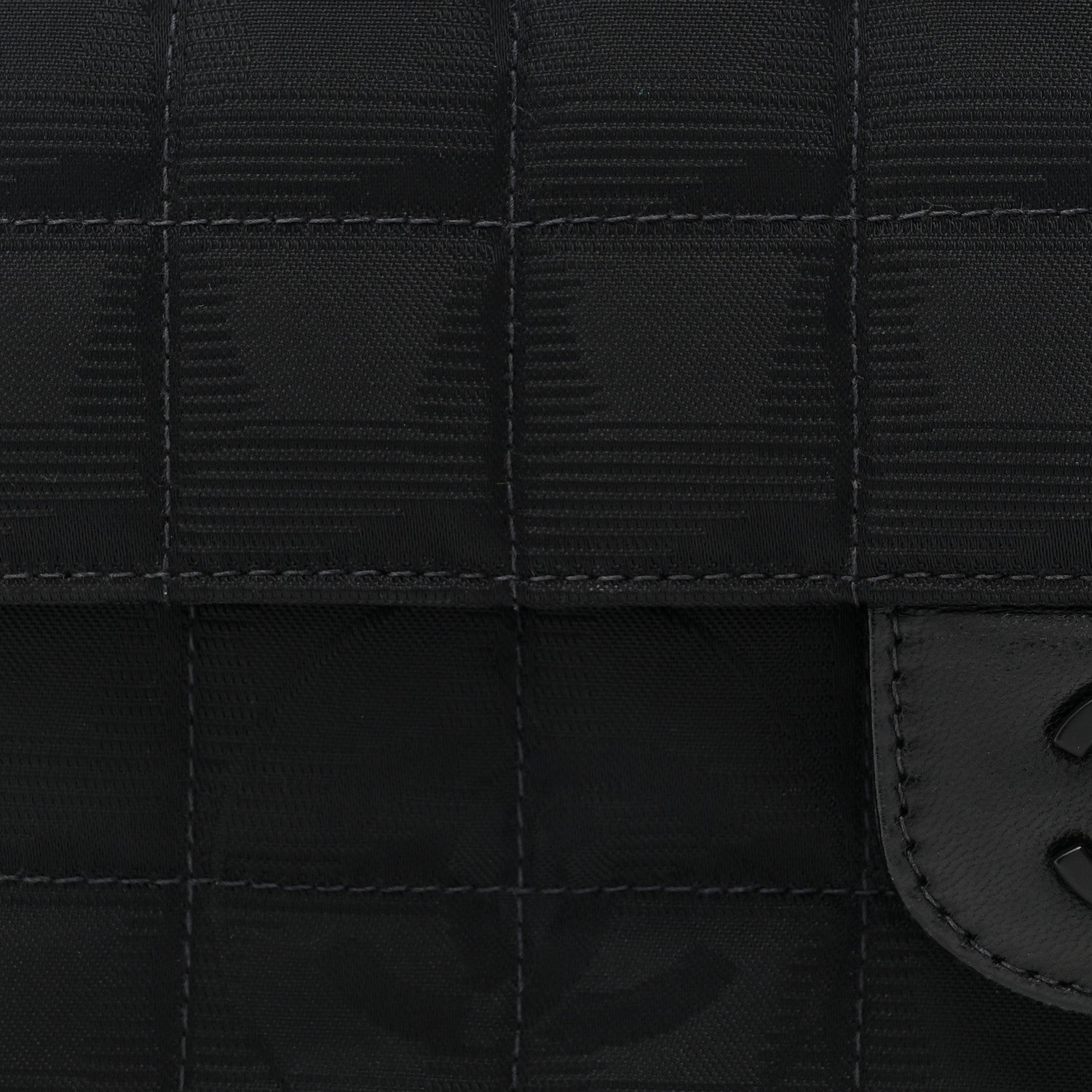 Chanel Nylon Travel East West Flap Black 8 of 12