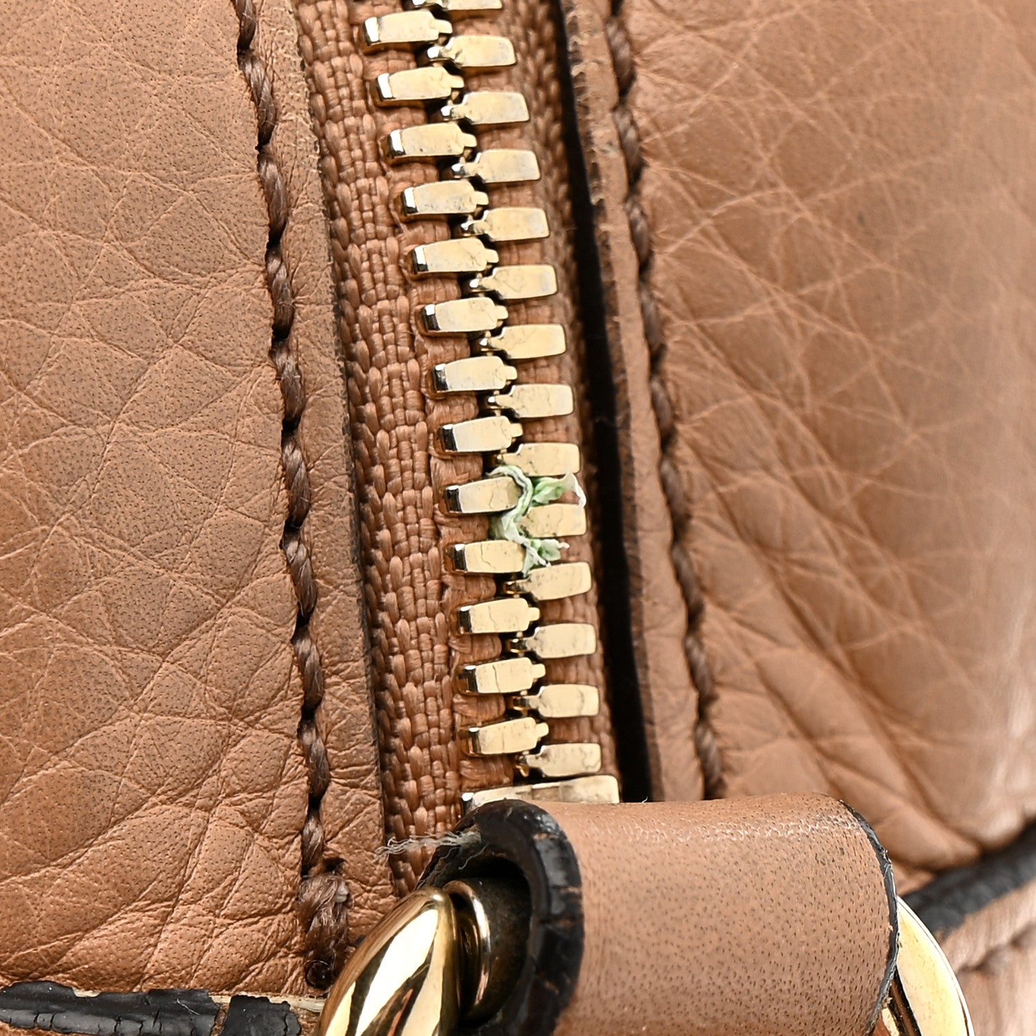 Gucci Pebbled Calfskin Small Soho Disco Bag Camelia 17 of 17