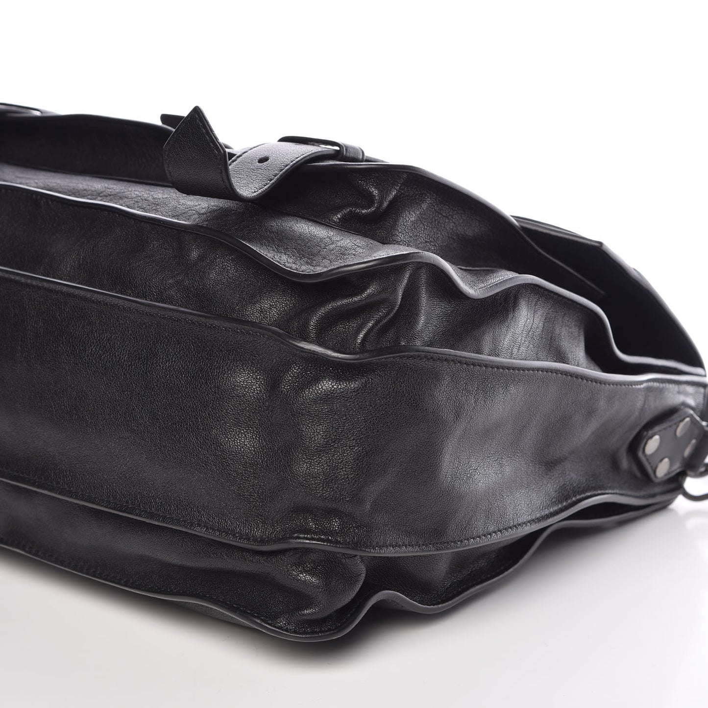 Lambskin PS1 Large Satchel Black