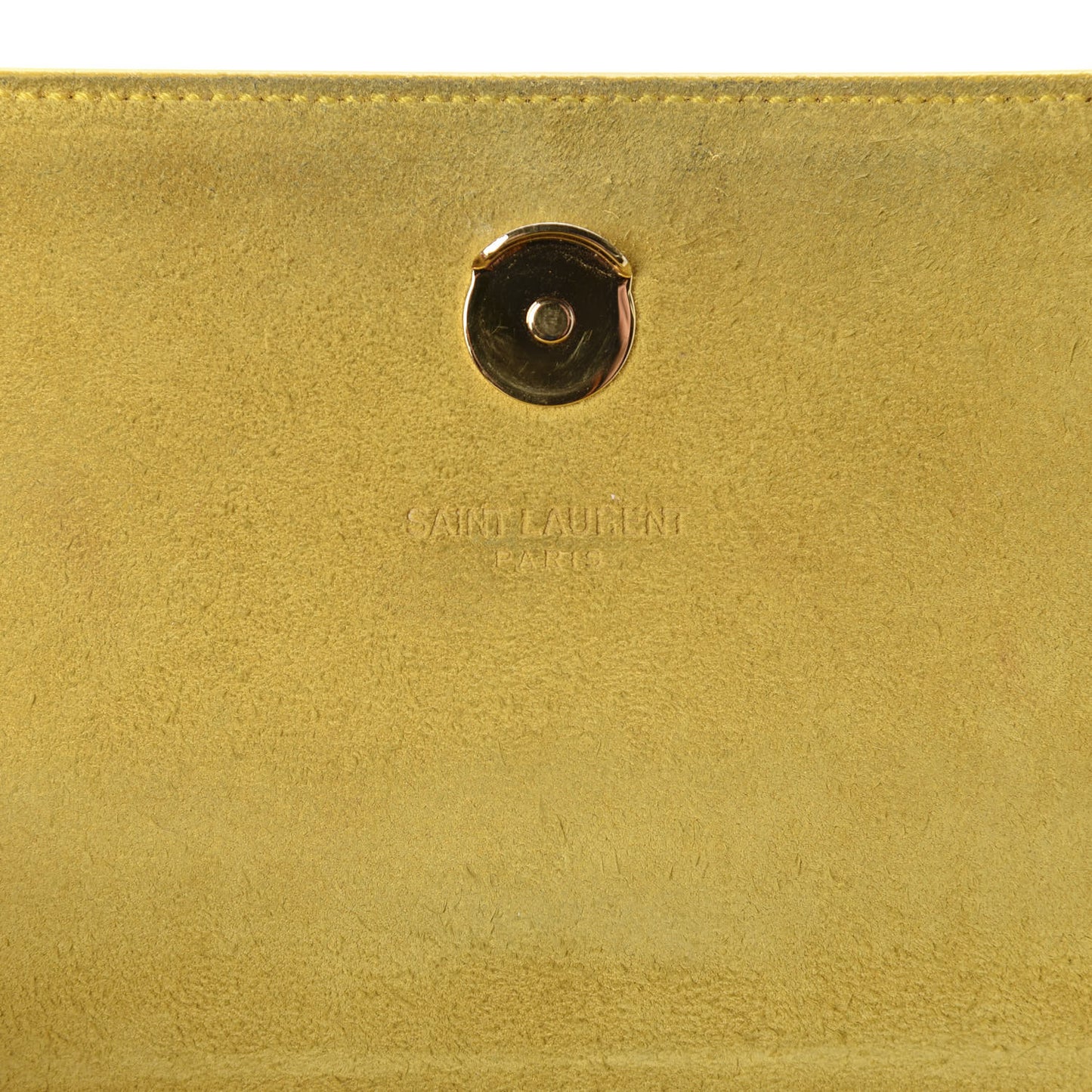 Patent Small Classic Monogram Kate Satchel Yellow