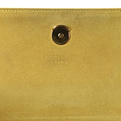 Saint Laurent Patent Small Classic Monogram Kate Satchel Yellow 15 of 17