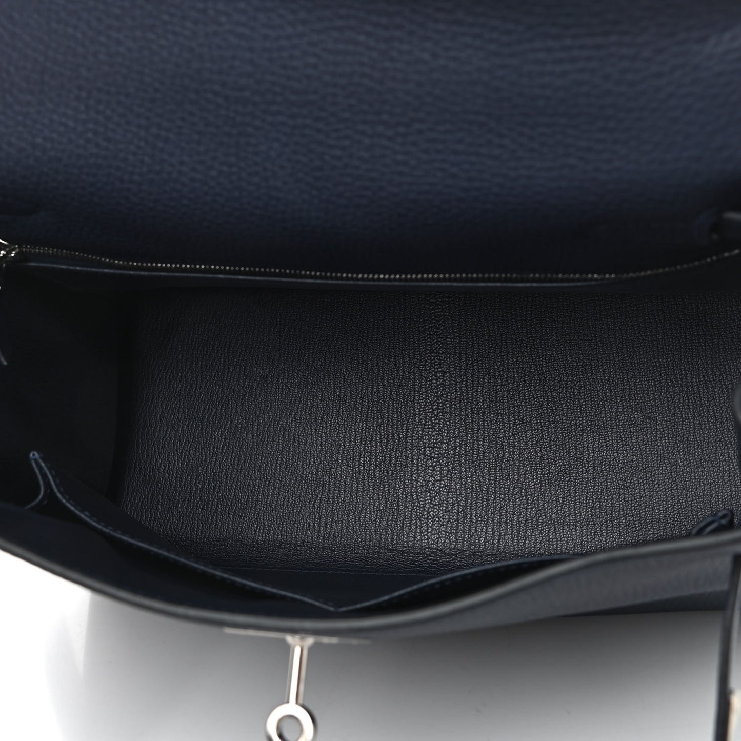 Togo Matte Alligator Kelly Retourne Touch 28 Bleu Nuit Bleu Marine
