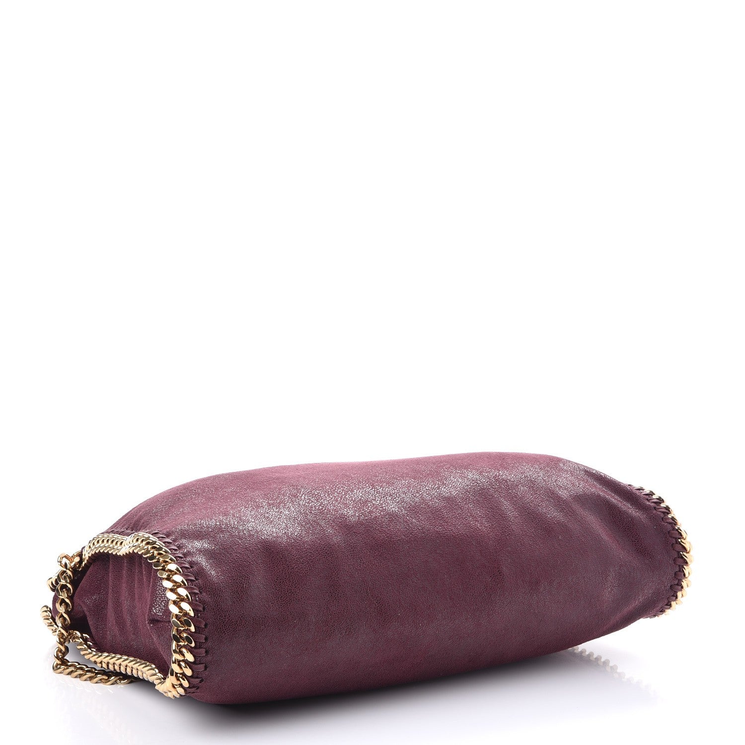 Stella McCartney Shaggy Deer Falabella Fold Over Tote Burgundy 4 of 7
