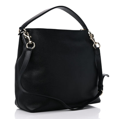 Gucci Pebbled Calfskin Large Soho Hobo Black 3 of 9
