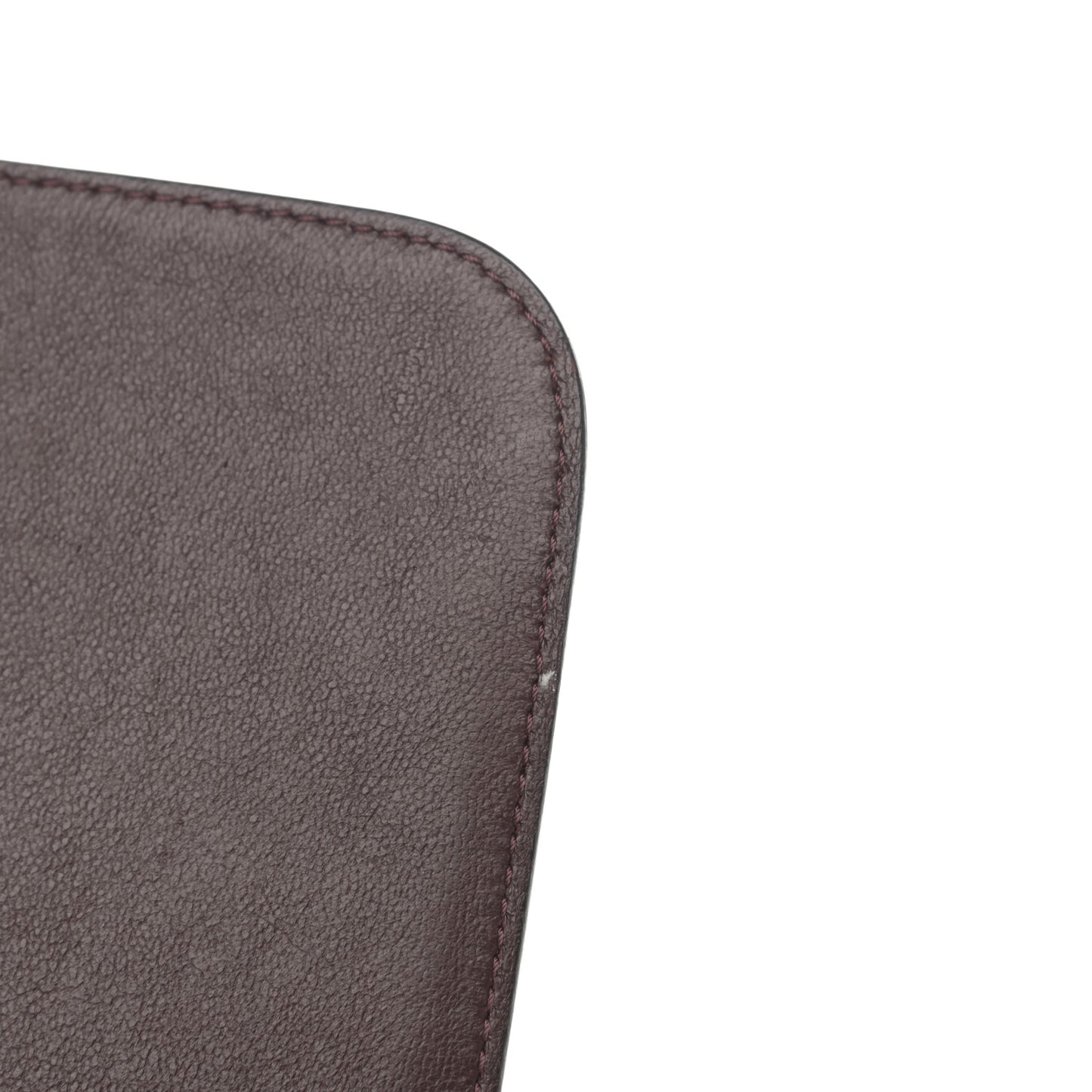 Smooth Calfskin Suede Medium Trapeze Burgundy