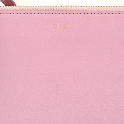 Celine Lambskin Small Trio Crossbody Bag Pink 9 of 14