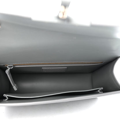 Christian Dior Ultra Matte Grained Calfskin 30 Montaigne Flap Bag Grey 4 of 4