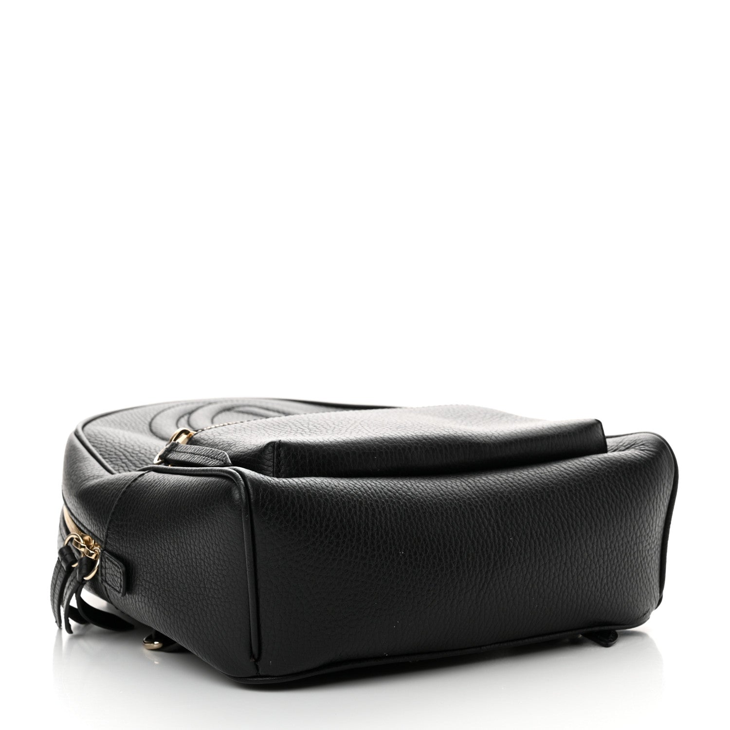 Gucci Pebbled Calfskin Soho Chain Backpack Black 4 of 13