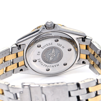 Breitling Stainless Steel 18K Yellow Gold Diamond Mother of Pearl 30mm Callisto Quartz Watch D52045 4 of 4
