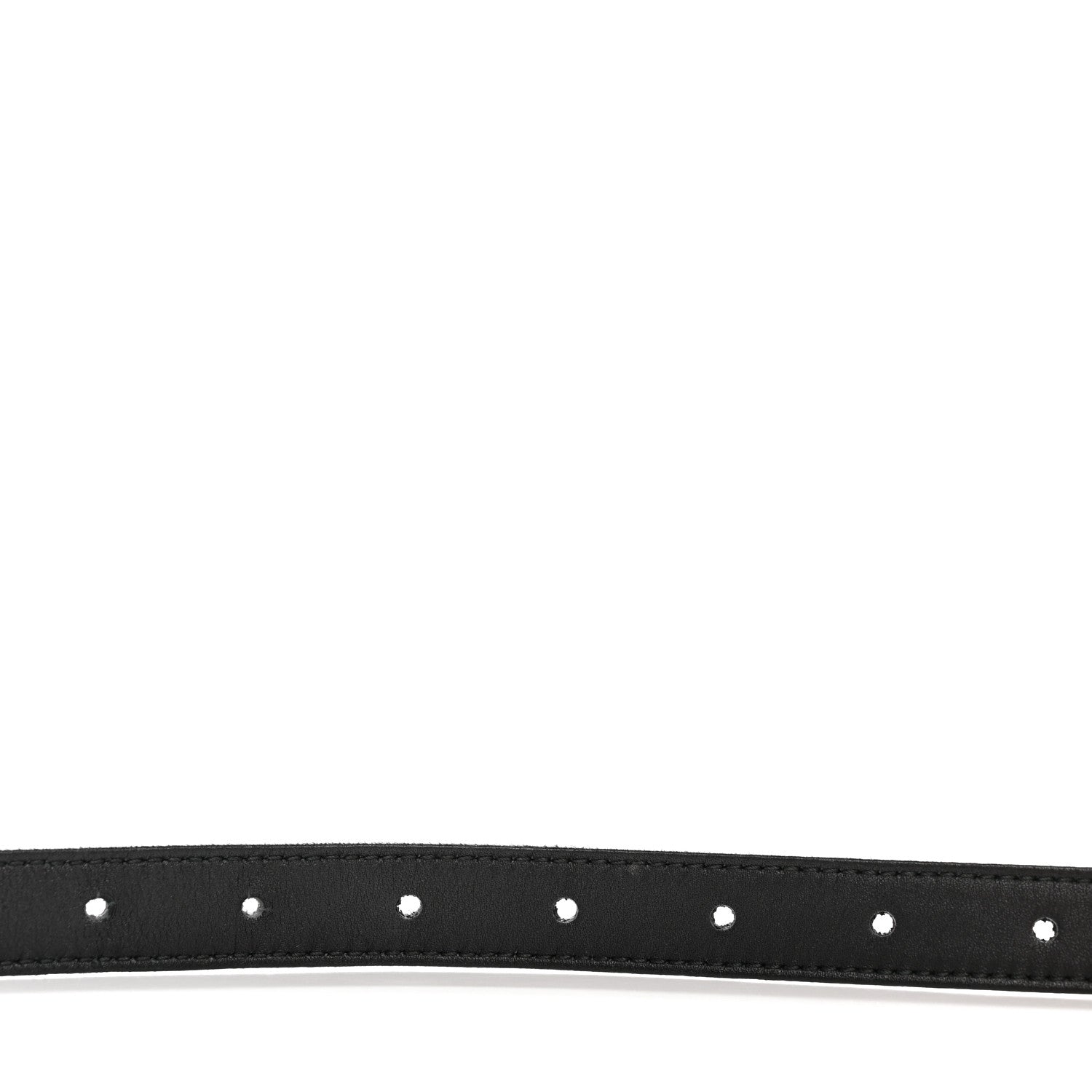 Gucci Calfskin Pearl Double G 20mm Belt 90 36 Black Cream 5 of 6