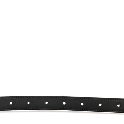 Gucci Calfskin Pearl Double G 20mm Belt 90 36 Black Cream 5 of 6