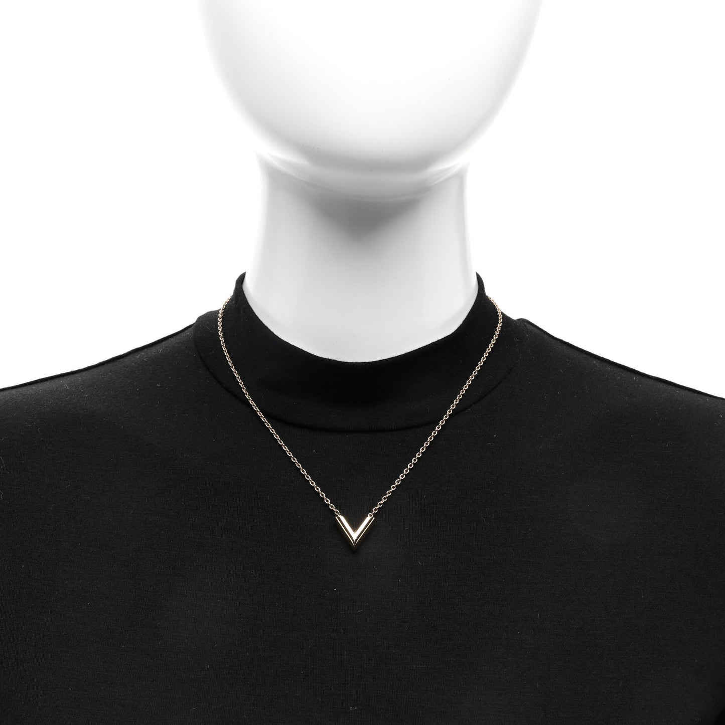 Essential V Necklace Gold