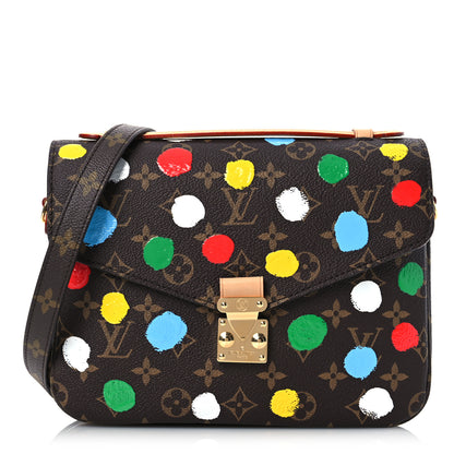 Louis Vuitton LV x YK Monogram Painted Dots Pochette Metis 1 of 10