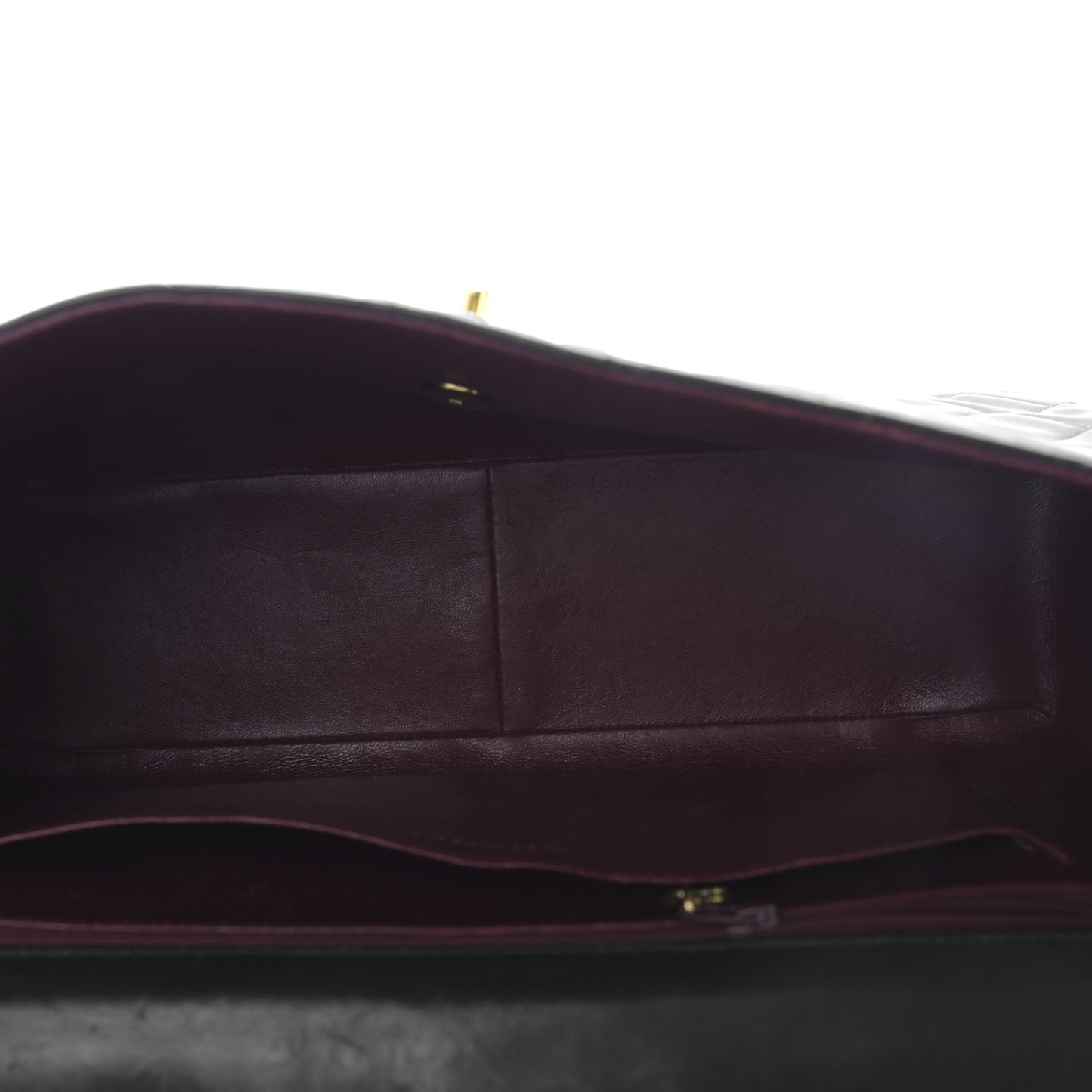 Lambskin Quilted XL Jumbo Single Flap Black