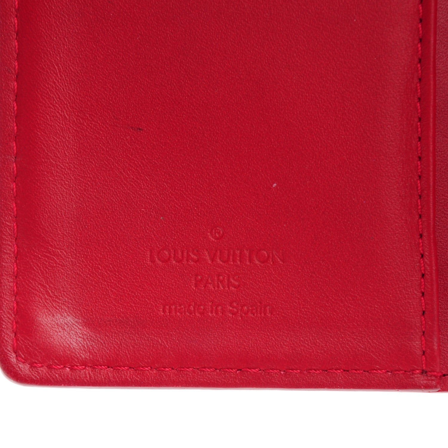 Louis Vuitton Vernis Small Ring Agenda Cover Pomme D'Amour 7 of 9