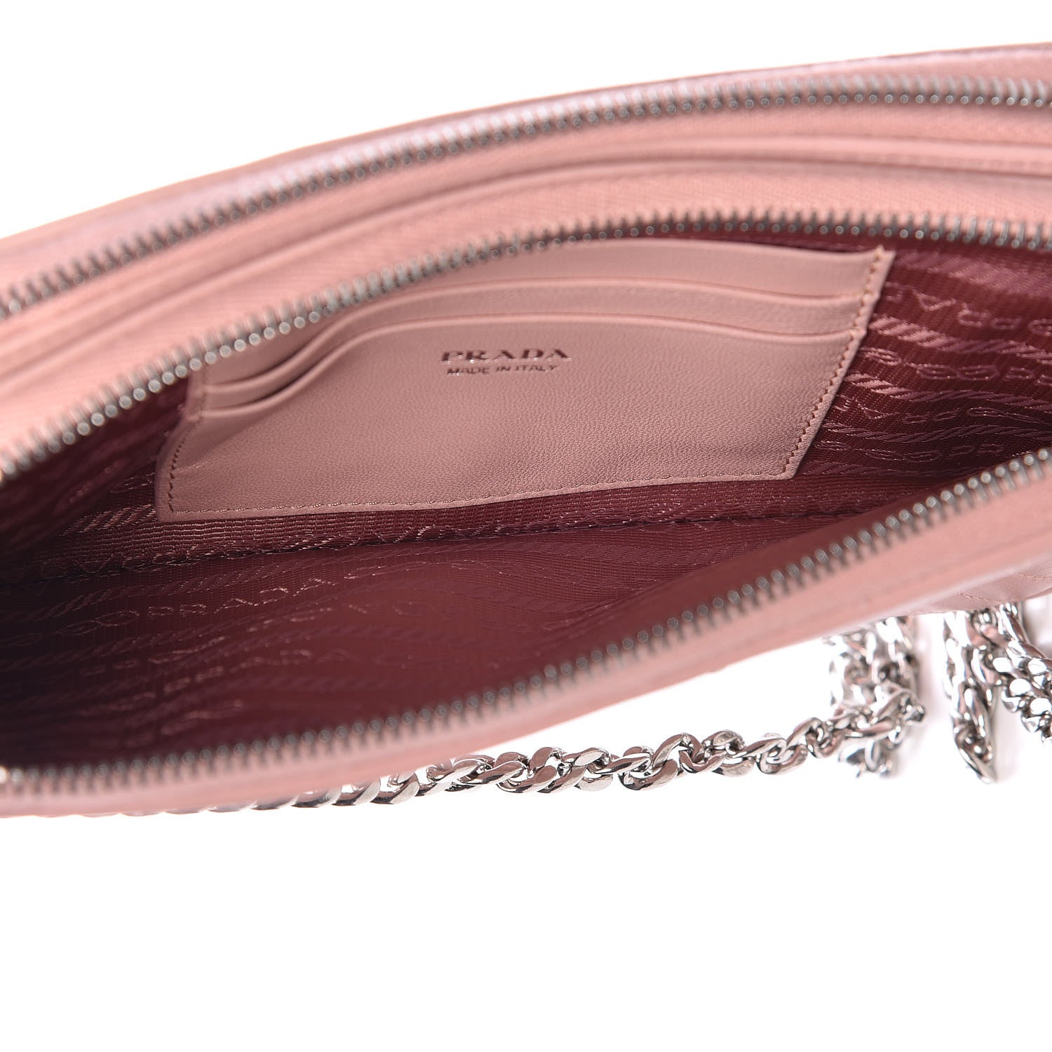 Prada Nappa Impunture Mini Shoulder Bag Orchidea 5 of 13
