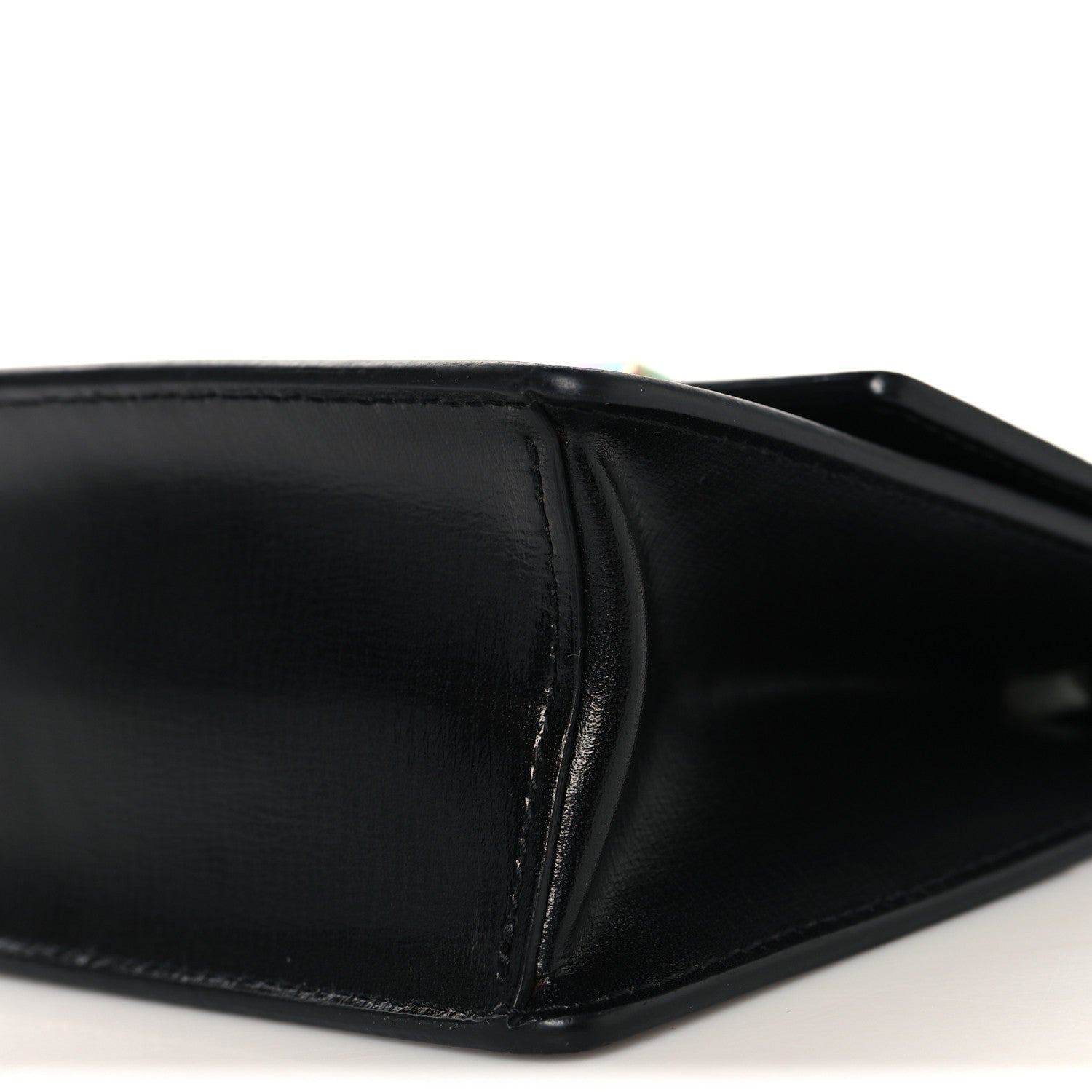 Off-White Calfskin Jitney 0.7 Belt Bag Crossbody Black 9 of 10