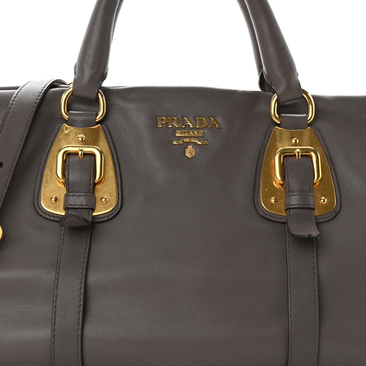 Soft Calf Shopping Satchel Bambu