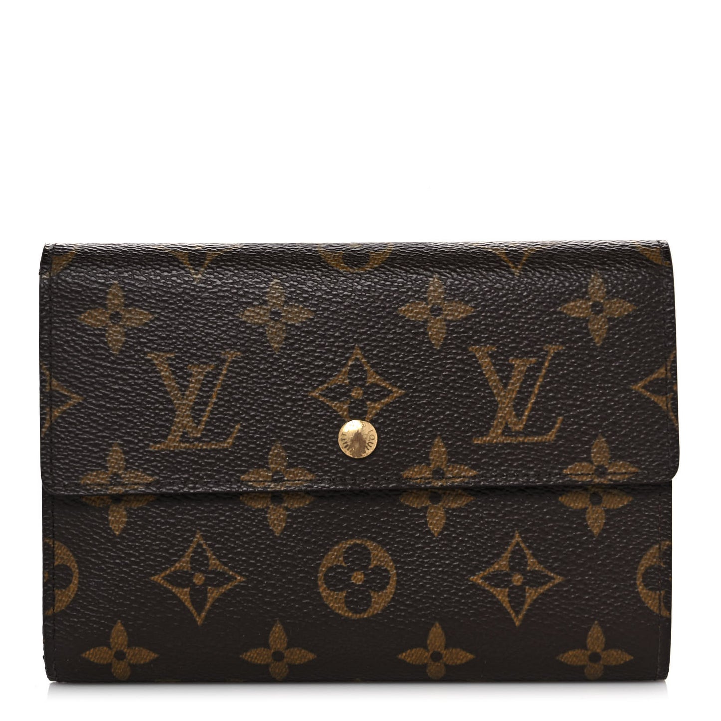Monogram Tri-Fold Compact Wallet